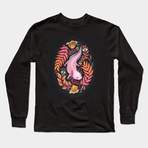 Axolotl Long Sleeve T-Shirt by MHeld 